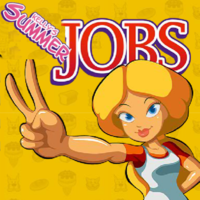 Kelly's Summer Jobs,Kelly has her hands full working 4 part-time jobs and needs your help! Help her bake fresh breads, groom cute pets, style hair and create tasty ice cream treats! You'll have full days and save up mega bucks working Kelly's Summer Jobs!
