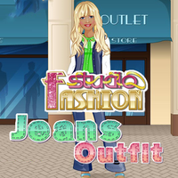 Fashion Studio Jeans Outfit,Fashion Studio Jeans Outfit is an online Fashion Designer Game that you can play on Ugamezone.com for free. Jeans have been around since the nineteenth century but are still a very hot fashion item. This girl wants a new denim outfit and she wants your fashion studio skills to help her out. Have fun!	